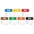 Vogue Dissolvable Labels Week Set (Pack of 1750)