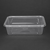 Fiesta Plastic Microwavable Containers With Lid Medium 650ml (Pack of 250)