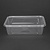 Fiesta Plastic Microwavable Containers With Lid Medium 650ml (Pack of 250)