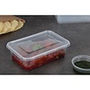 Fiesta Plastic Microwavable Containers With Lid Medium 650ml (Pack of 250)