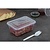 Fiesta Plastic Microwavable Containers With Lid Large 1000ml (Pack of 250)