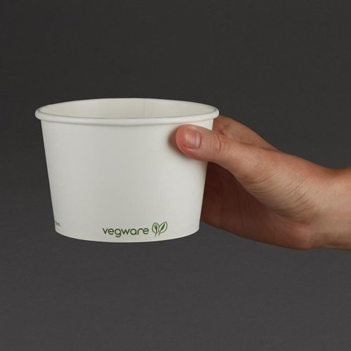 Vegware Pojemnik 500 szt. | 8(h)x 11,5(Ø) cm
