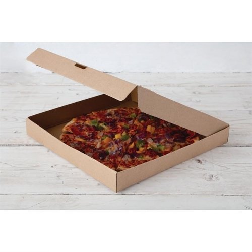 Fiesta Compostable Plain Pizza Boxes 14" (Pack of 50)