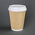 Fiesta White Disposable Coffee Cup Lids 225 ml (Pack of 1000)