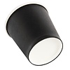 Fiesta Black Disposable Espresso Cups Single Wall 112 ml (Pack of 50)