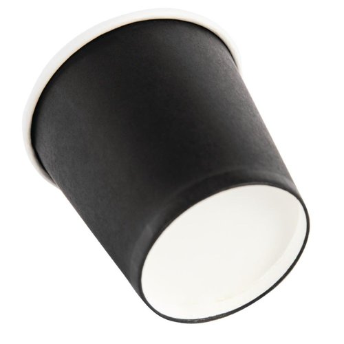 Fiesta Kubek z pojedyńczą ścianką do espresso 110 ml czarny (50 szt.) Fiesta Kubek z pojedyńczą ścianką do espresso 110 ml czarny (50 szt.)