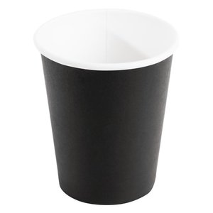 Fiesta Black Disposable Coffee Cups Single Wall 225 ml (Pack of 1000) Fiesta Black Disposable Coffee Cups Single Wall 225 ml (Pack of 1000)