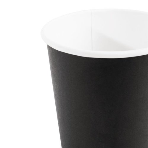 Fiesta Kubek z pojedyńczą ścianką 230 ml czarny (1000 szt.) Fiesta Kubek z pojedyńczą ścianką 230 ml czarny (1000 szt.)