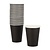 Fiesta Black Disposable Coffee Cups Single Wall 340 ml (Pack of 1000)