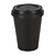 Fiesta Black Disposable Coffee Cups Single Wall 340 ml (Pack of 1000)