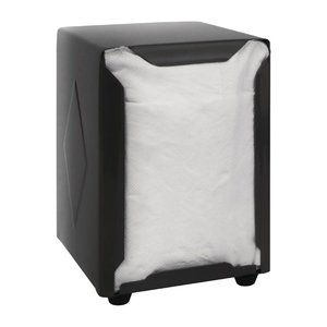 Olympia Stainless Steel Napkin Dispenser Black Olympia Stainless Steel Napkin Dispenser Black