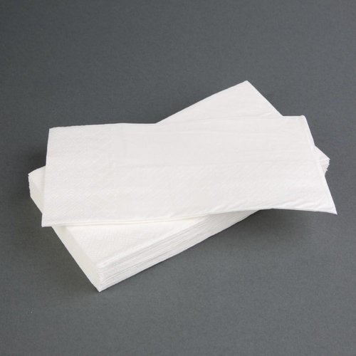 Fiesta White Dinner Napkin 400 x 400mm (Pack of 2000) Fiesta White Dinner Napkin 400 x 400mm (Pack of 2000)