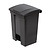 Jantex 65 L Black Polypropylene Pedal Bin, Lift Lid