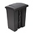 Jantex 65 L Black Polypropylene Pedal Bin, Lift Lid