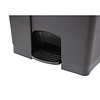 Jantex 65 L Black Polypropylene Pedal Bin, Lift Lid Jantex 65 L Black Polypropylene Pedal Bin, Lift Lid