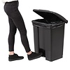 Jantex 65 L Black Polypropylene Pedal Bin, Lift Lid Jantex 65 L Black Polypropylene Pedal Bin, Lift Lid
