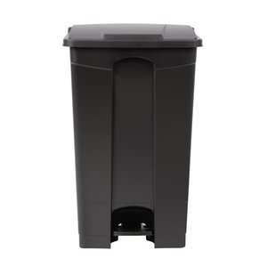 Jantex 87 L Black Polypropylene Pedal Bin, Lift Lid