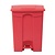Jantex 65 L Red Polypropylene Pedal Bin, Lift Lid