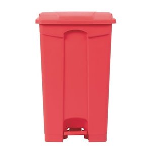 Jantex 87 L Red Polypropylene Pedal Bin, Lift Lid Jantex 87 L Red Polypropylene Pedal Bin, Lift Lid