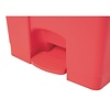 Jantex 87 L Red Polypropylene Pedal Bin, Lift Lid