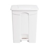 Jantex 65 L White Polypropylene Pedal Bin, Lift Lid