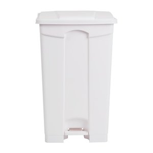 Jantex 87 L White Polypropylene Pedal Bin, Lift Lid Jantex 87 L White Polypropylene Pedal Bin, Lift Lid