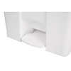 Jantex 87 L White Polypropylene Pedal Bin, Lift Lid Jantex 87 L White Polypropylene Pedal Bin, Lift Lid