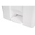 Jantex 87 L White Polypropylene Pedal Bin, Lift Lid