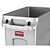 Rubbermaid 87 L Grey Plastic Slim Jim Bin