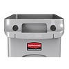 Rubbermaid 87 L Grey Plastic Slim Jim Bin