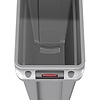 Rubbermaid 87 L Grey Plastic Slim Jim Bin
