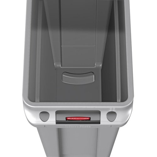 Rubbermaid 87 L Grey Plastic Slim Jim Bin Rubbermaid 87 L Grey Plastic Slim Jim Bin