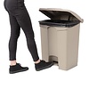 Jantex 65 L Beige Round Polypropylene Pedal Bin, Lift Lid Jantex 65 L Beige Round Polypropylene Pedal Bin, Lift Lid