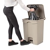 Jantex 65 L Beige Round Polypropylene Pedal Bin, Lift Lid Jantex 65 L Beige Round Polypropylene Pedal Bin, Lift Lid