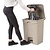 Jantex 65 L Beige Round Polypropylene Pedal Bin, Lift Lid
