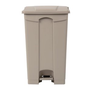 Jantex 87 L Beige Round Polypropylene Pedal Bin, Lift Lid Jantex 87 L Beige Round Polypropylene Pedal Bin, Lift Lid