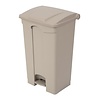 Jantex 87 L Beige Round Polypropylene Pedal Bin, Lift Lid
