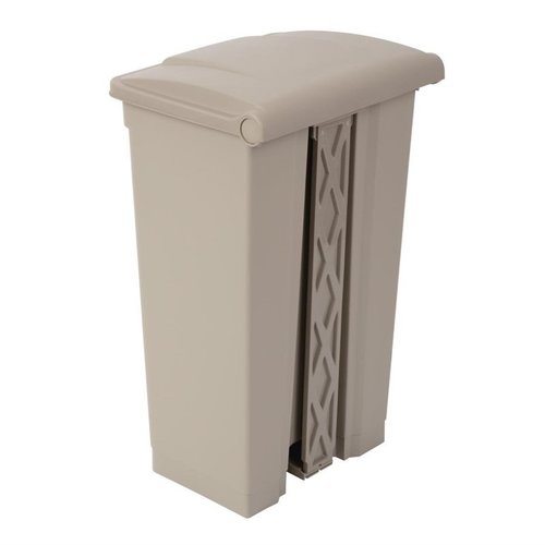Jantex 87 L Beige Round Polypropylene Pedal Bin, Lift Lid Jantex 87 L Beige Round Polypropylene Pedal Bin, Lift Lid