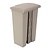 Jantex 87 L Beige Round Polypropylene Pedal Bin, Lift Lid