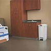 Rubbermaid 50 L Beige Polyethylene Resin Pedal Bin, Lift Lid