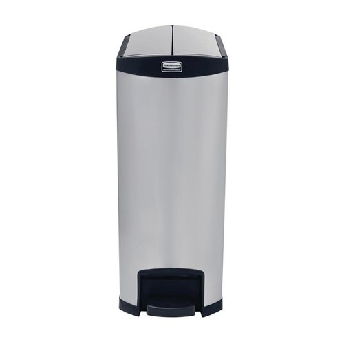 Rubbermaid 90 L Stainless Steel Pedal Bin, Lift Lid Rubbermaid 90 L Stainless Steel Pedal Bin, Lift Lid