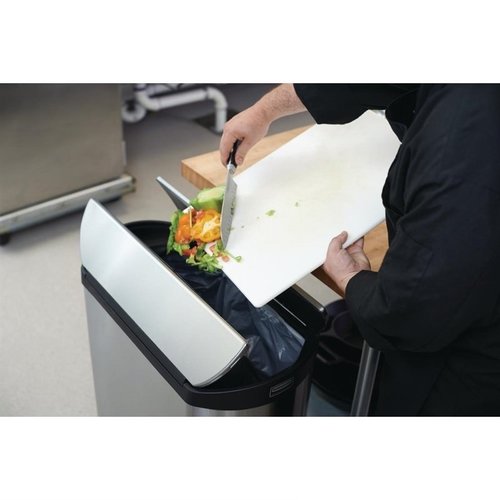 Rubbermaid 90 L Stainless Steel Pedal Bin, Lift Lid Rubbermaid 90 L Stainless Steel Pedal Bin, Lift Lid