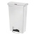 Rubbermaid 50 L White Polyethylene Pedal Bin, Lift Lid
