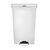 Rubbermaid 68 L White Polyethylene Pedal Bin, Lift Lid