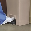 Rubbermaid 50 L Beige Polyethylene Resin Pedal Bin, Lift Lid