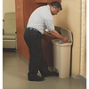 Rubbermaid 50 L Beige Polyethylene Resin Pedal Bin, Lift Lid