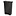 Rubbermaid 50 L Black Polyethylene Resin Pedal Bin, Lift Lid