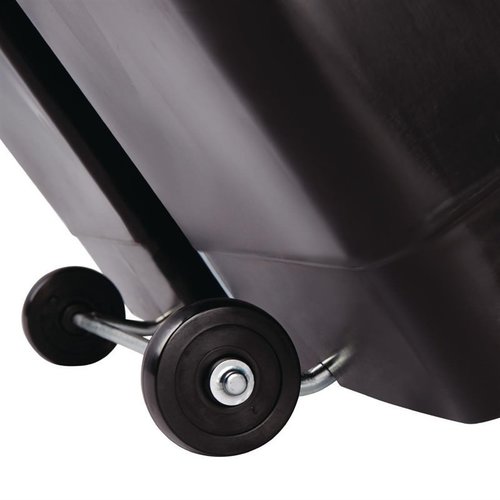Rubbermaid 90 L Black Polyethylene Resin Pedal Bin, Lift Lid Rubbermaid 90 L Black Polyethylene Resin Pedal Bin, Lift Lid