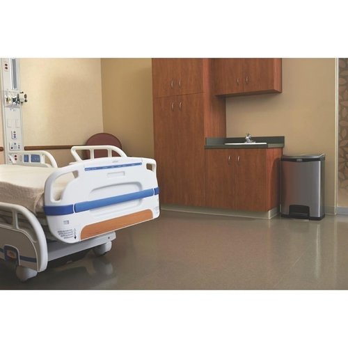 Rubbermaid 50 L Stainless Steel Pedal Bin, Lift Lid Rubbermaid 50 L Stainless Steel Pedal Bin, Lift Lid