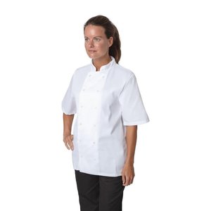 Whites Chefs Clothing Whites Boston Unisex Short Sleeve Chefs Jacket White L Whites Chefs Clothing Whites Boston Unisex Short Sleeve Chefs Jacket White L